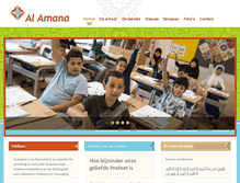 Tablet Screenshot of alamana.nl